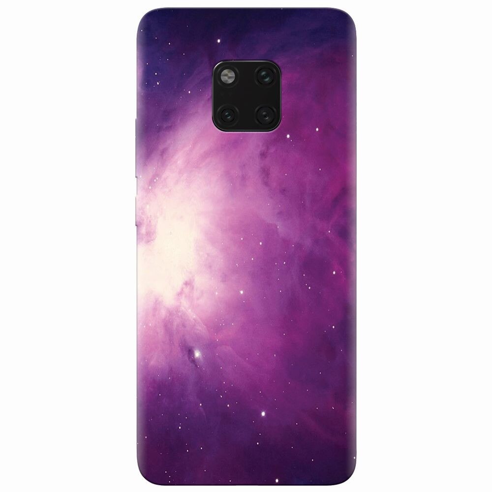 Husa silicon pentru Huawei Mate 20 Pro, Purple Supernova Nebula Explosion