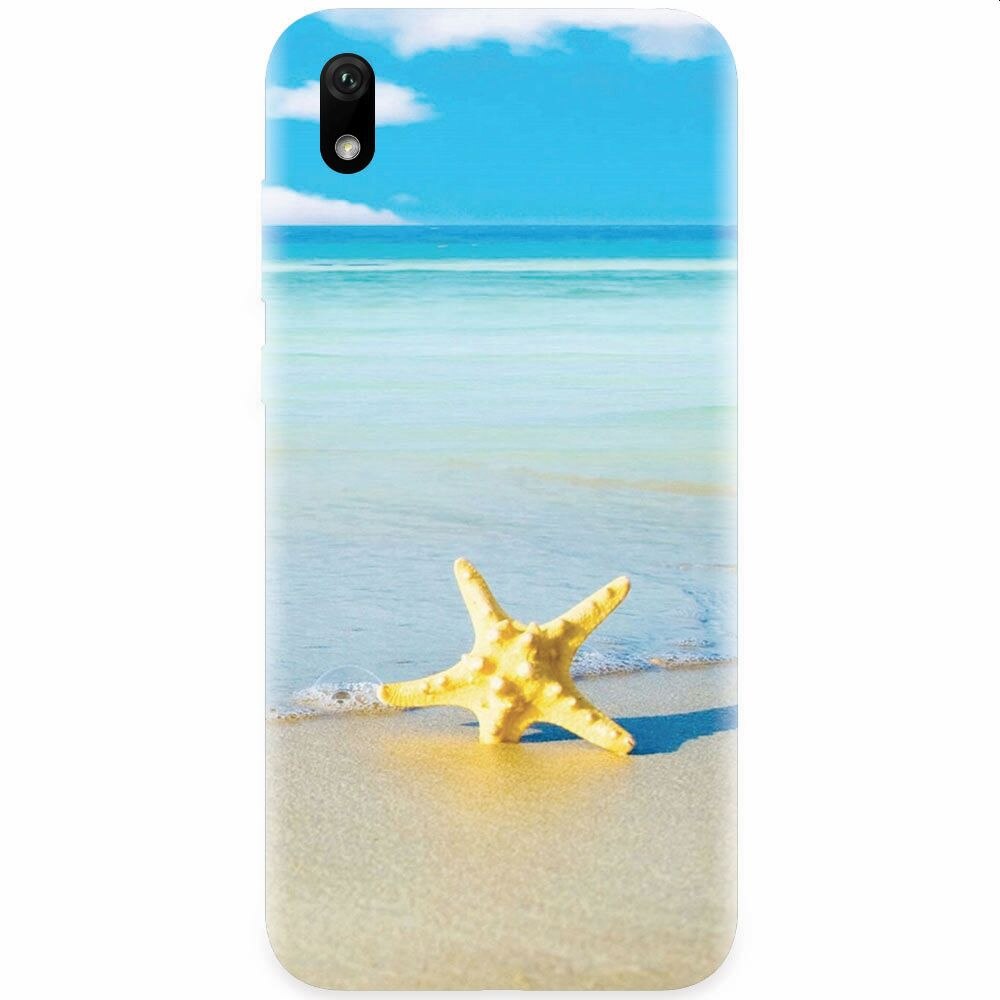 Husa silicon pentru Huawei Y5 2019, Starfish Beach