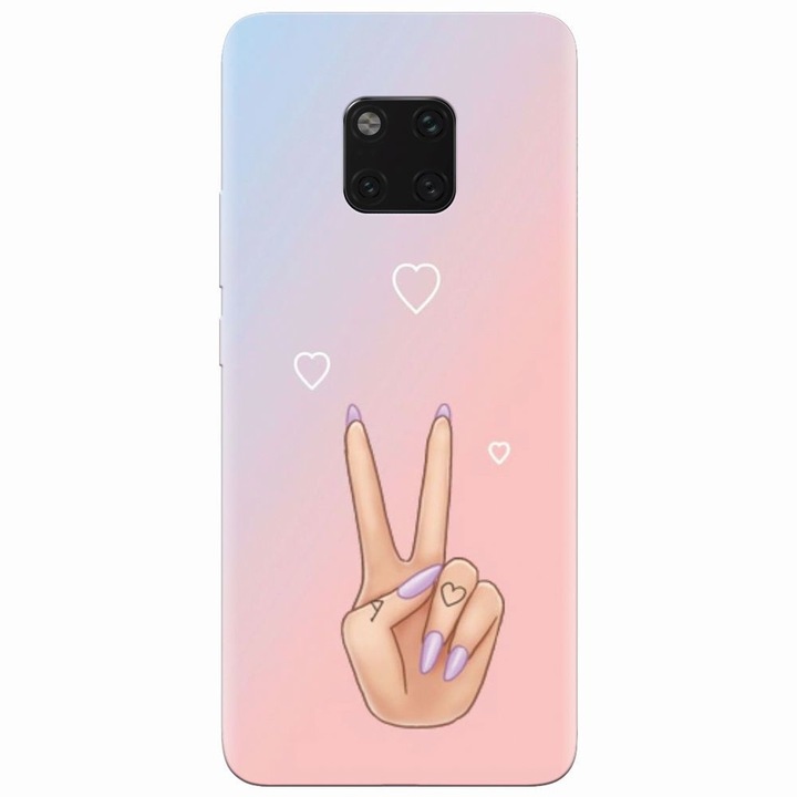 Силиконов кейс съвместим с Huawei Mate 20 Pro, Victory Love