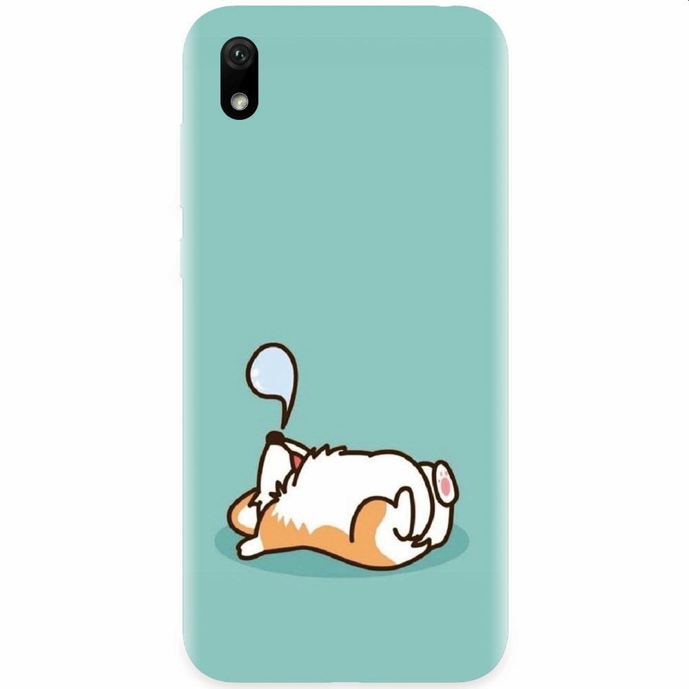 Husa silicon pentru Huawei Y5 2019, Cute Corgi