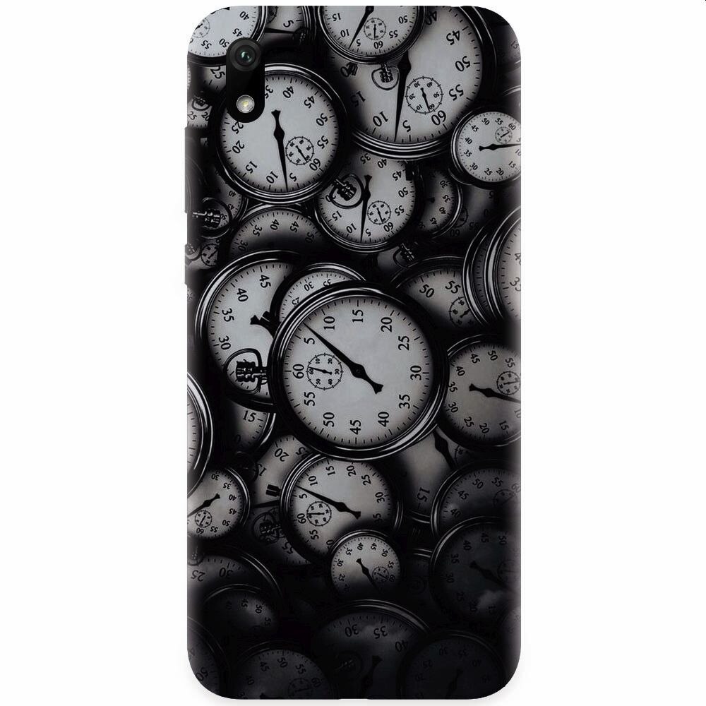 Husa silicon pentru Xiaomi Redmi 7A, Clocks Bw