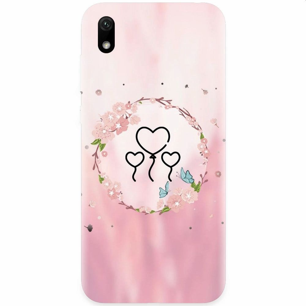 Husa silicon pentru Xiaomi Redmi 7A, Heart Baloons