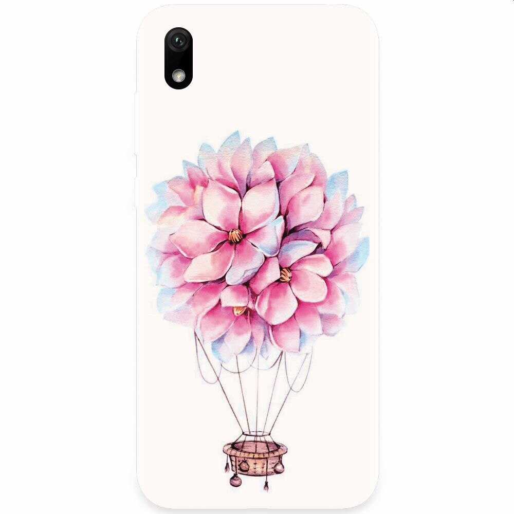 Husa silicon pentru Xiaomi Redmi 7A, Flower Baloon