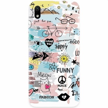 Husa silicon pentru Xiaomi Redmi 7A, Travel 101 Husa silicon pentru Xiaomi Redmi 7A, Travel 101