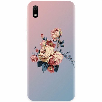 Husa silicon pentru Xiaomi Redmi 7A, Roses Husa silicon pentru Xiaomi Redmi 7A, Roses