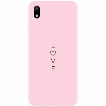 Husa silicon pentru Huawei Y5 2019, Love Husa silicon pentru Huawei Y5 2019, Love