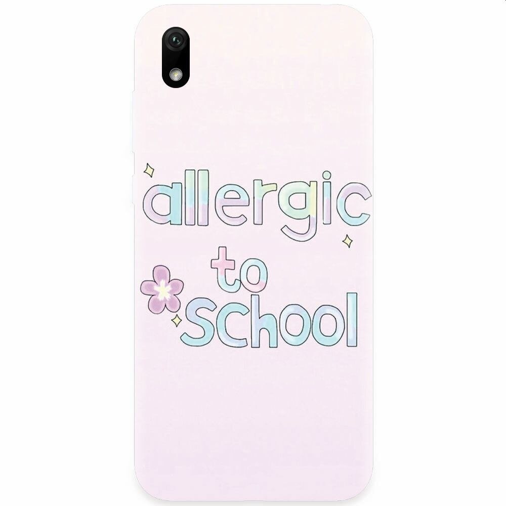 Husa silicon pentru Xiaomi Redmi 7A, Allergic To School