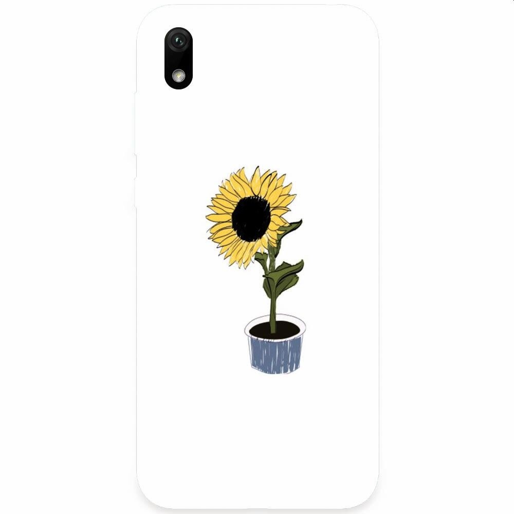 Husa silicon pentru Huawei Y5 2019, Sun Flower