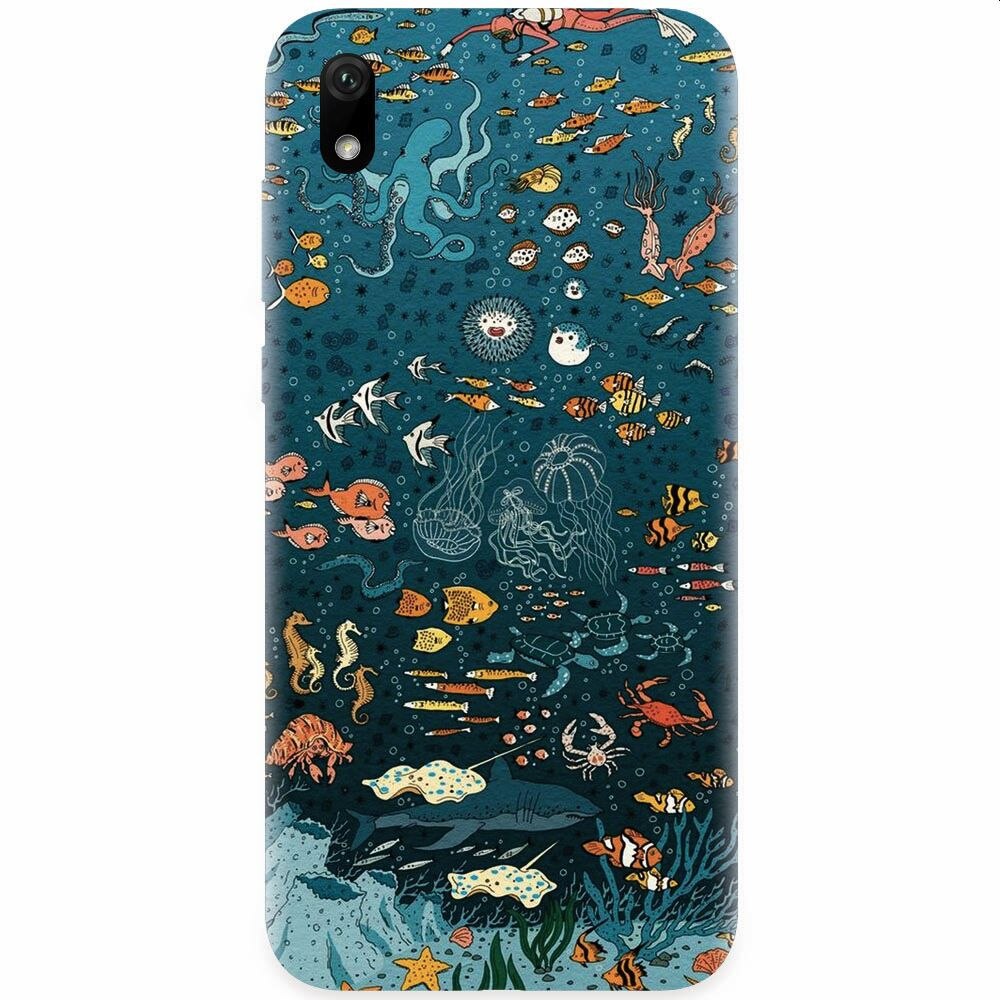 Husa silicon pentru Huawei Y5 2019, Under The Sea