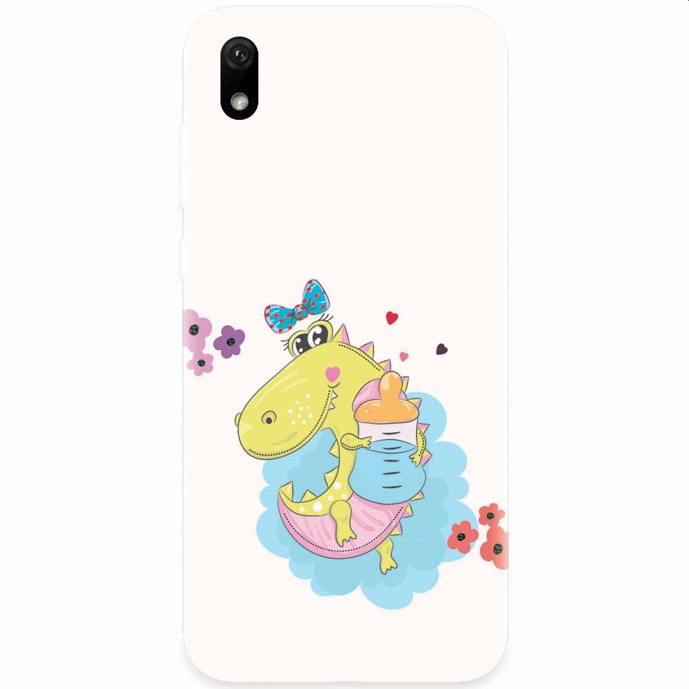 Husa silicon pentru Xiaomi Redmi 7A, Bebe Crocodil