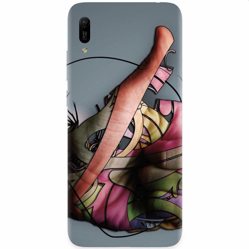 Husa silicon pentru Huawei Y6 2019, Abstract Minimalistic Hands