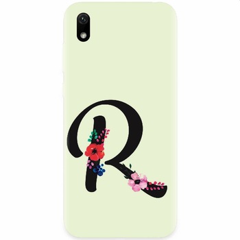 Husa silicon pentru Xiaomi Redmi 7A, Litera R Husa silicon pentru Xiaomi Redmi 7A, Litera R