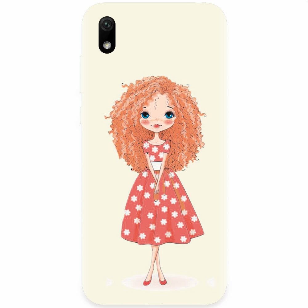 Husa silicon pentru Xiaomi Redmi 7A, Sweet Little Girl