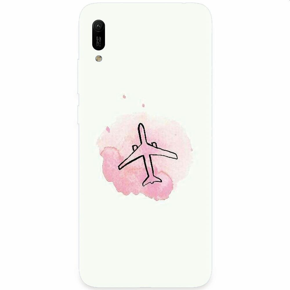Husa silicon pentru Huawei Y6 2019, Airplain