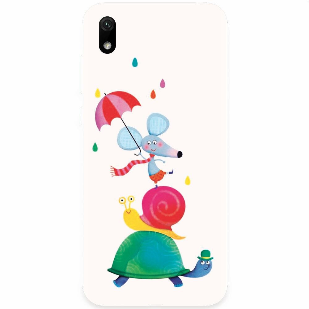 Husa silicon pentru Huawei Y5 2019, Happy Animals