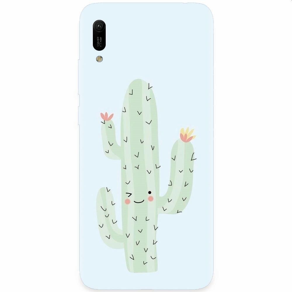 Husa silicon pentru Huawei Y6 2019, Cactus