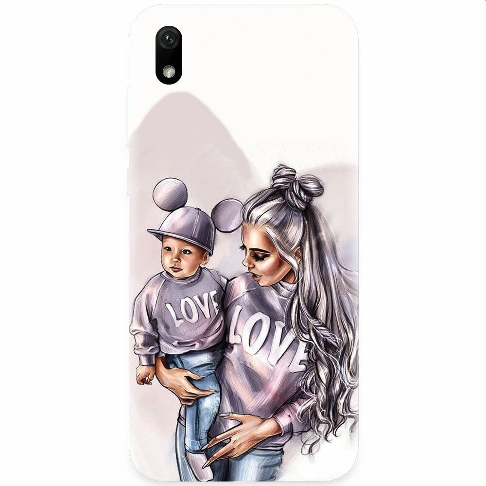 Husa silicon pentru Huawei Y5 2019, Mommy Love