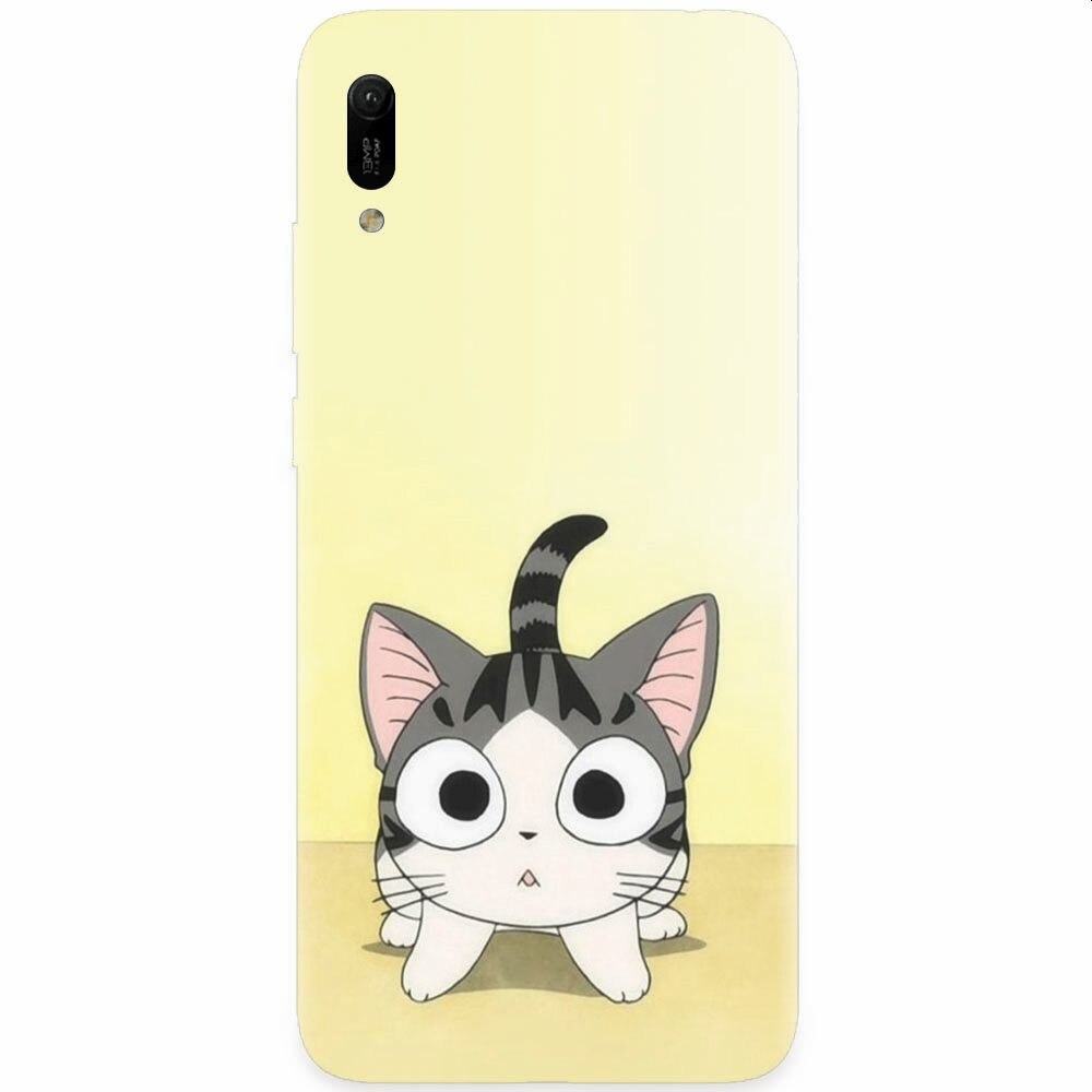 Husa silicon pentru Huawei Y6 2019, Cute Ktty