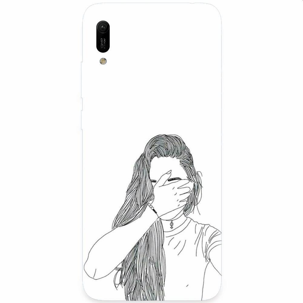 Husa silicon pentru Huawei Y6 2019, Dont Look