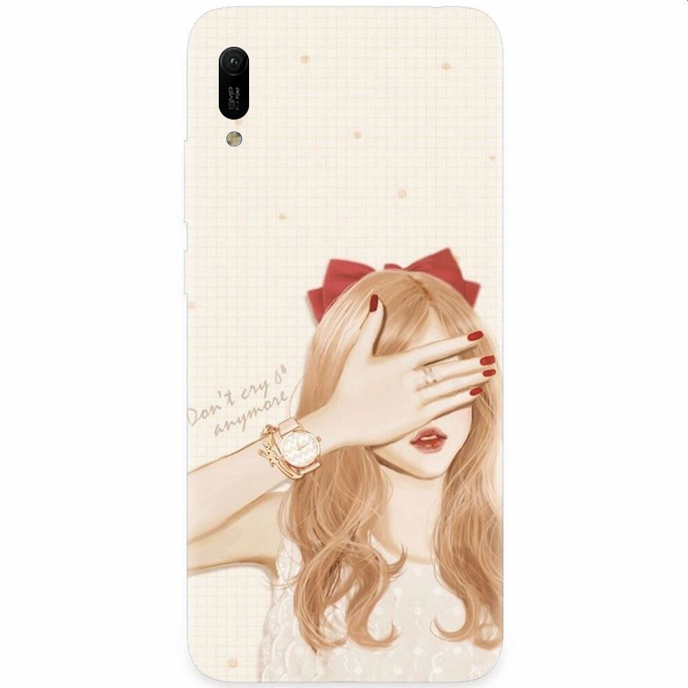 Husa silicon pentru Huawei Y6 2019, Dont Cry Anymore