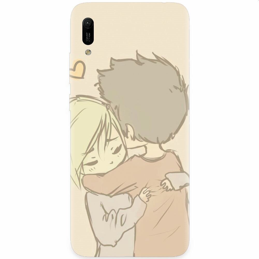 Husa silicon pentru Huawei Y6 2019, Couple Hug