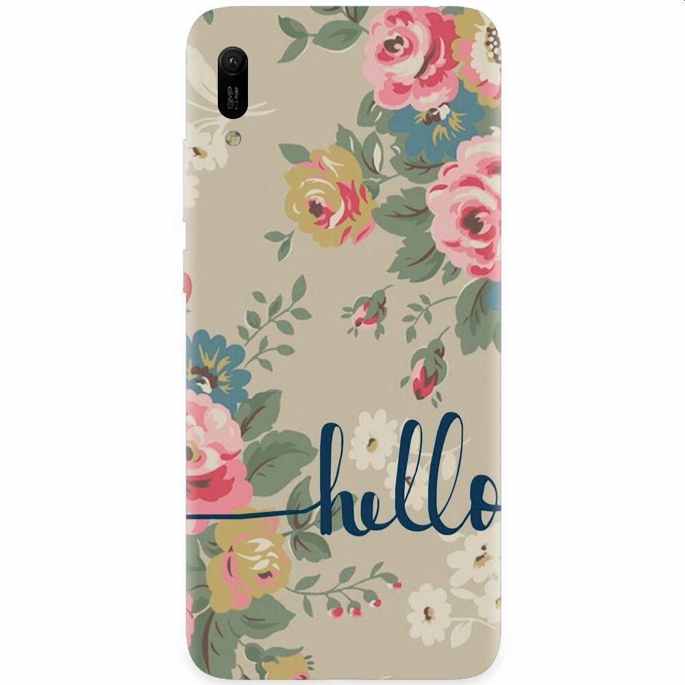 Husa silicon pentru Huawei Y6 2019, Cute Flower Phone