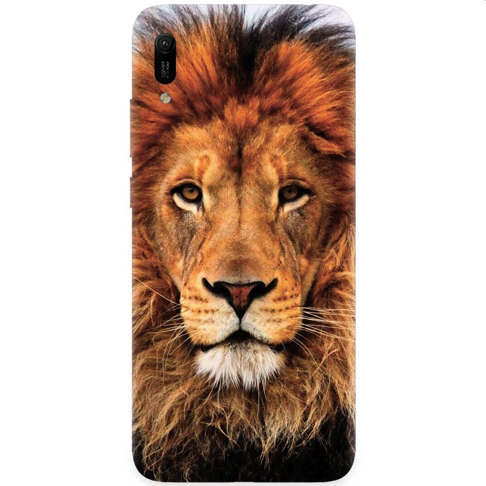 Husa silicon pentru Huawei Y6 2019, Colorful Lion4
