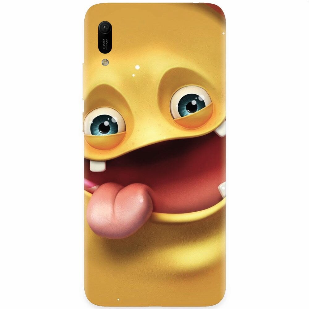Husa silicon pentru Huawei Y6 2019, Cute Monster