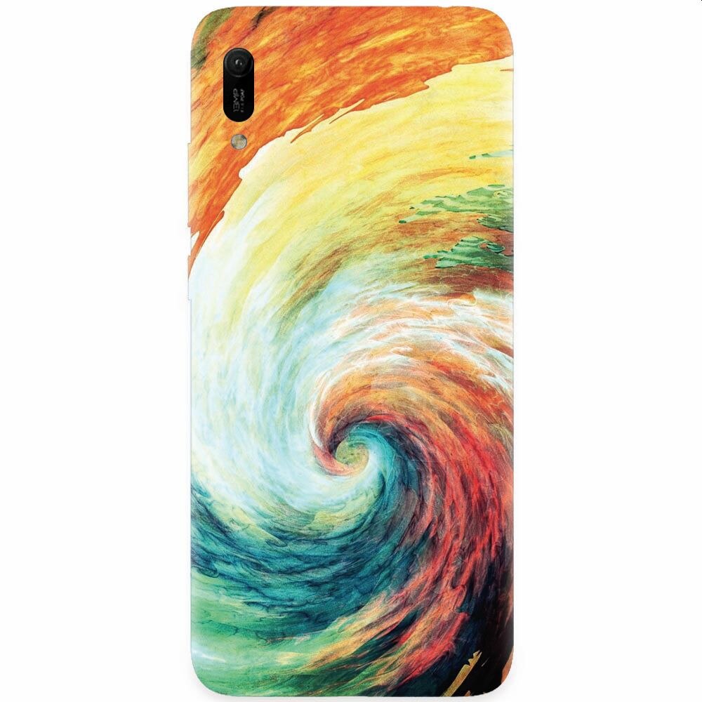 Husa silicon pentru Huawei Y6 2019, Big Wave Painting