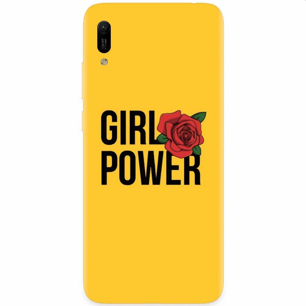Husa silicon pentru Huawei Y6 2019, Girl Power