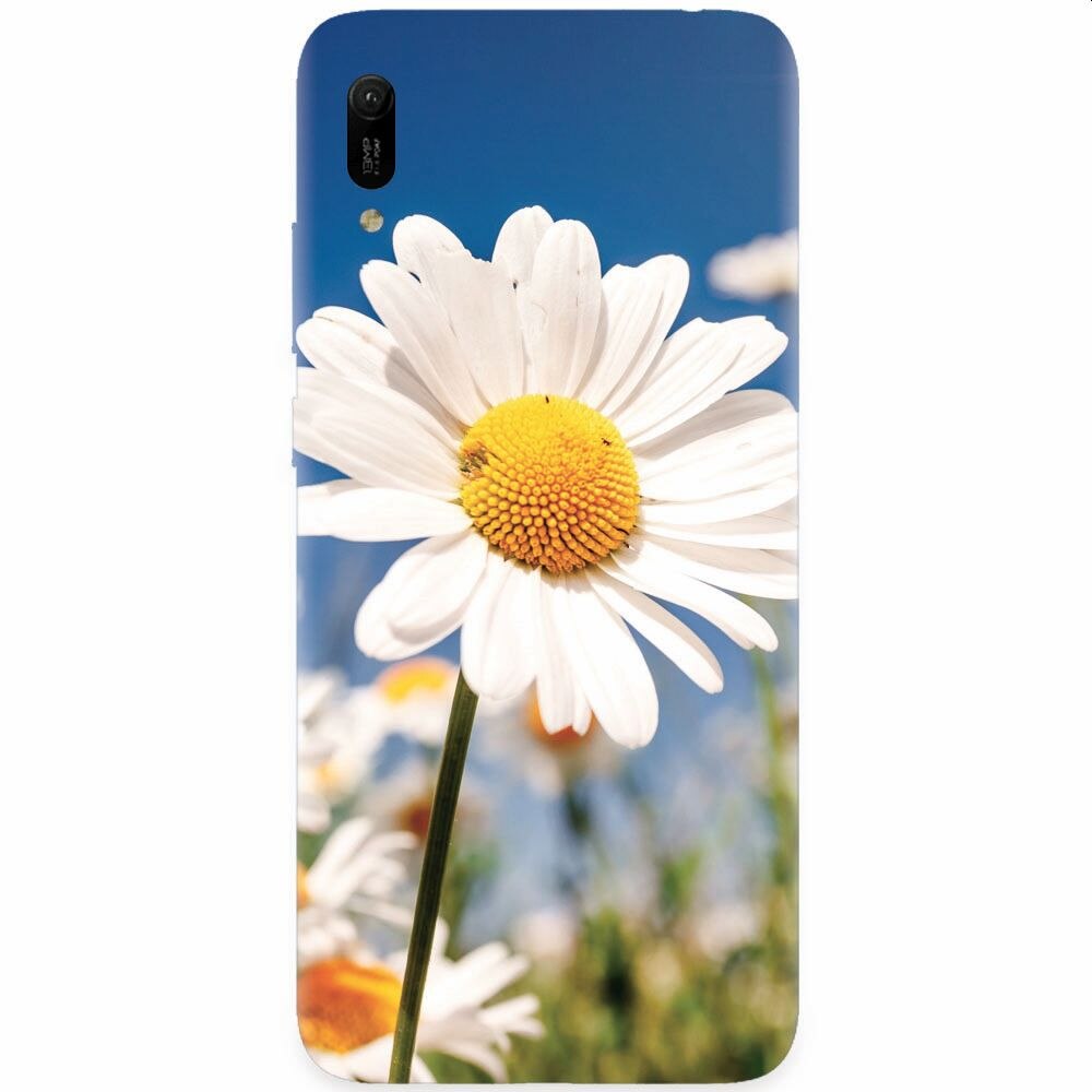 Husa silicon pentru Huawei Y6 2019, Daisies Field Flowers
