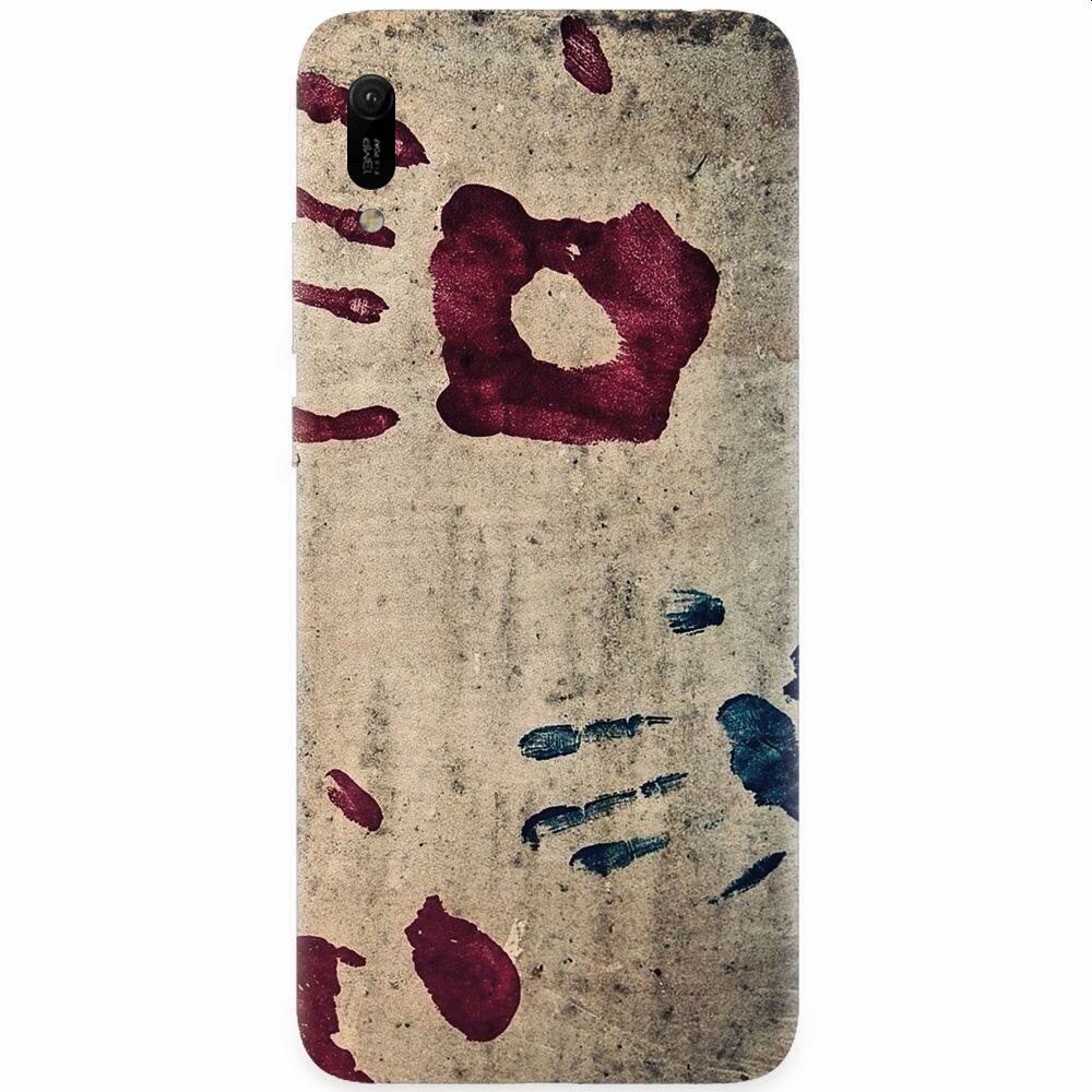 Husa silicon pentru Huawei Y6 2019, Handprints