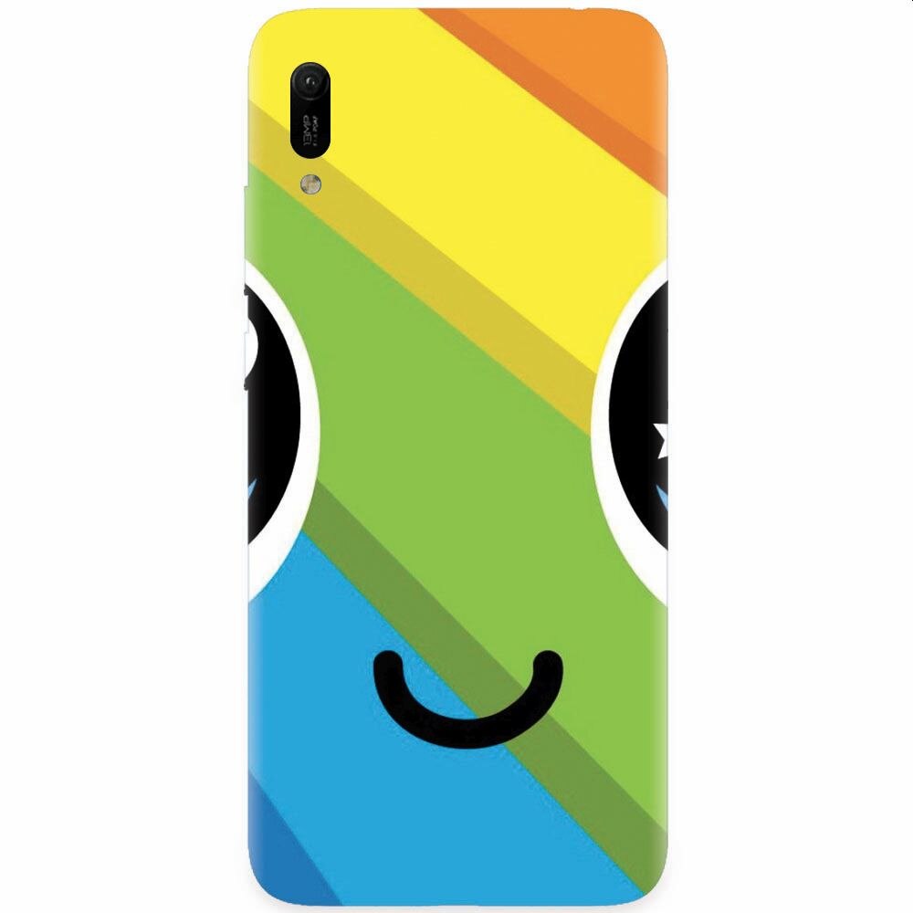 Husa silicon pentru Huawei Y6 2019, Happy Face
