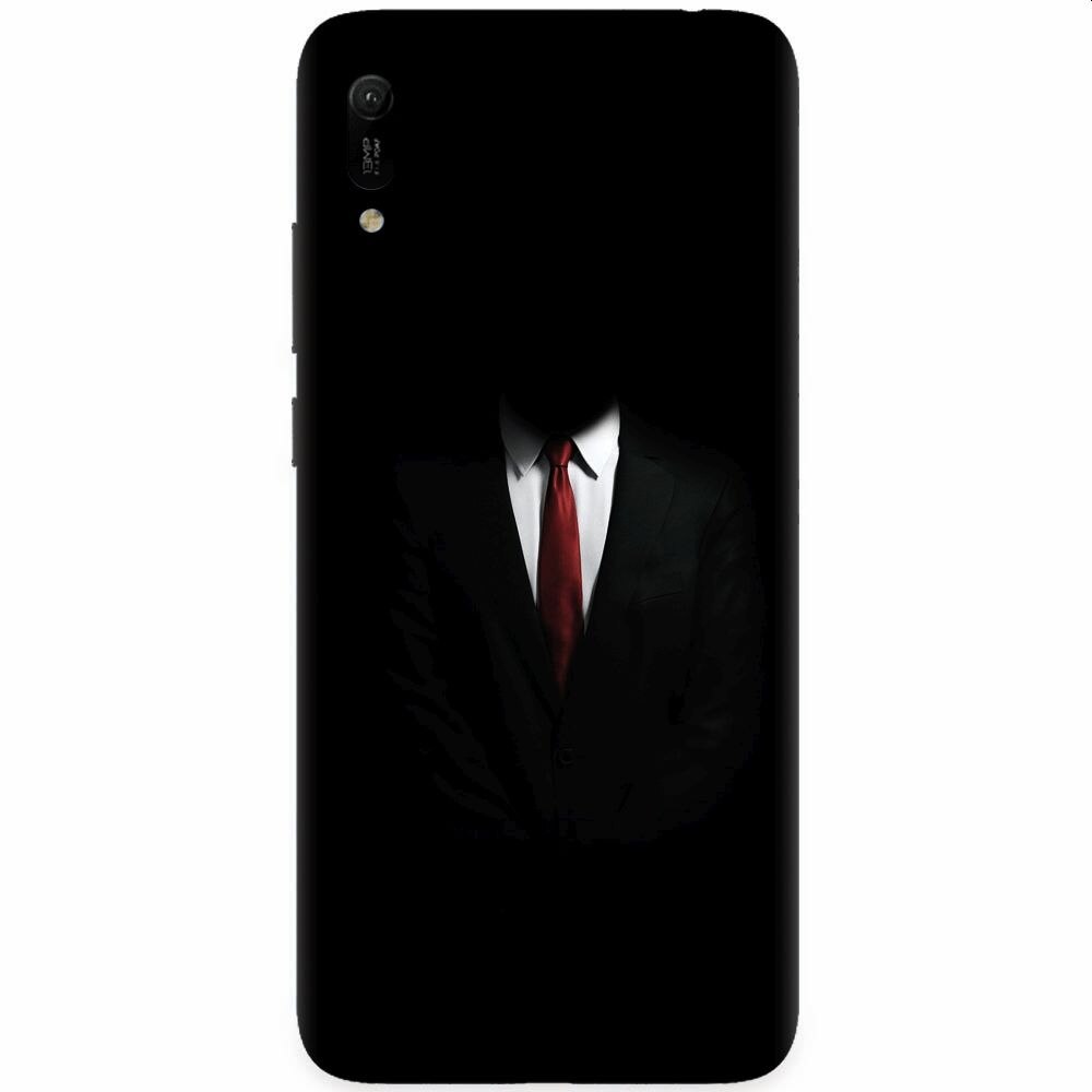 Husa silicon pentru Huawei Y6 2019, Mystery Man In Suit