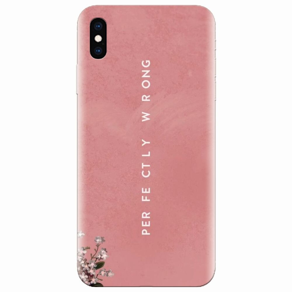 Husa silicon pentru Apple Iphone XS Max, Perfectly Wrong