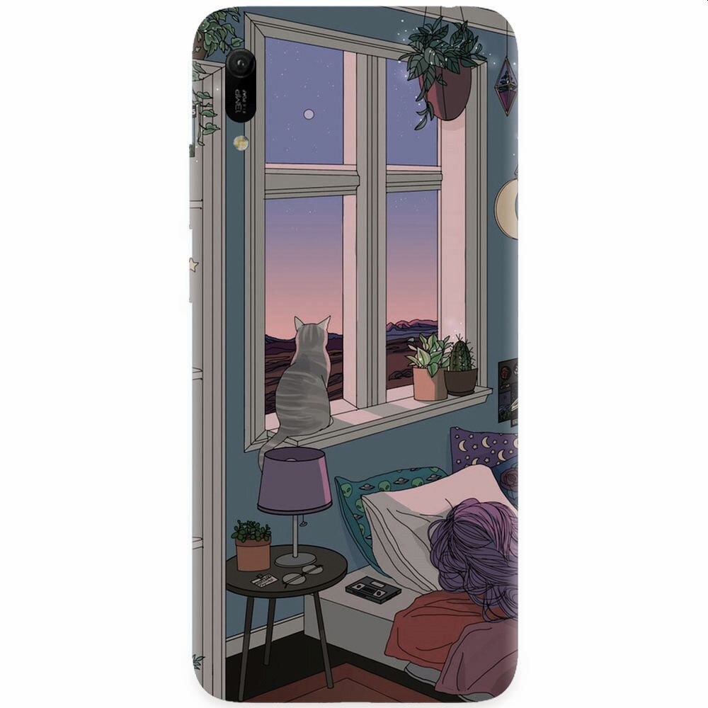 Husa silicon pentru Huawei Y6 2019, Girl Room
