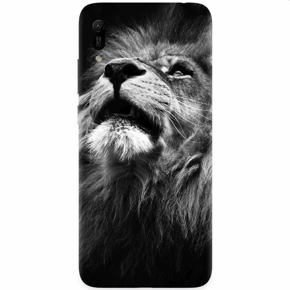 Husa silicon pentru Huawei Y6 2019, Majestic Lion Portrait