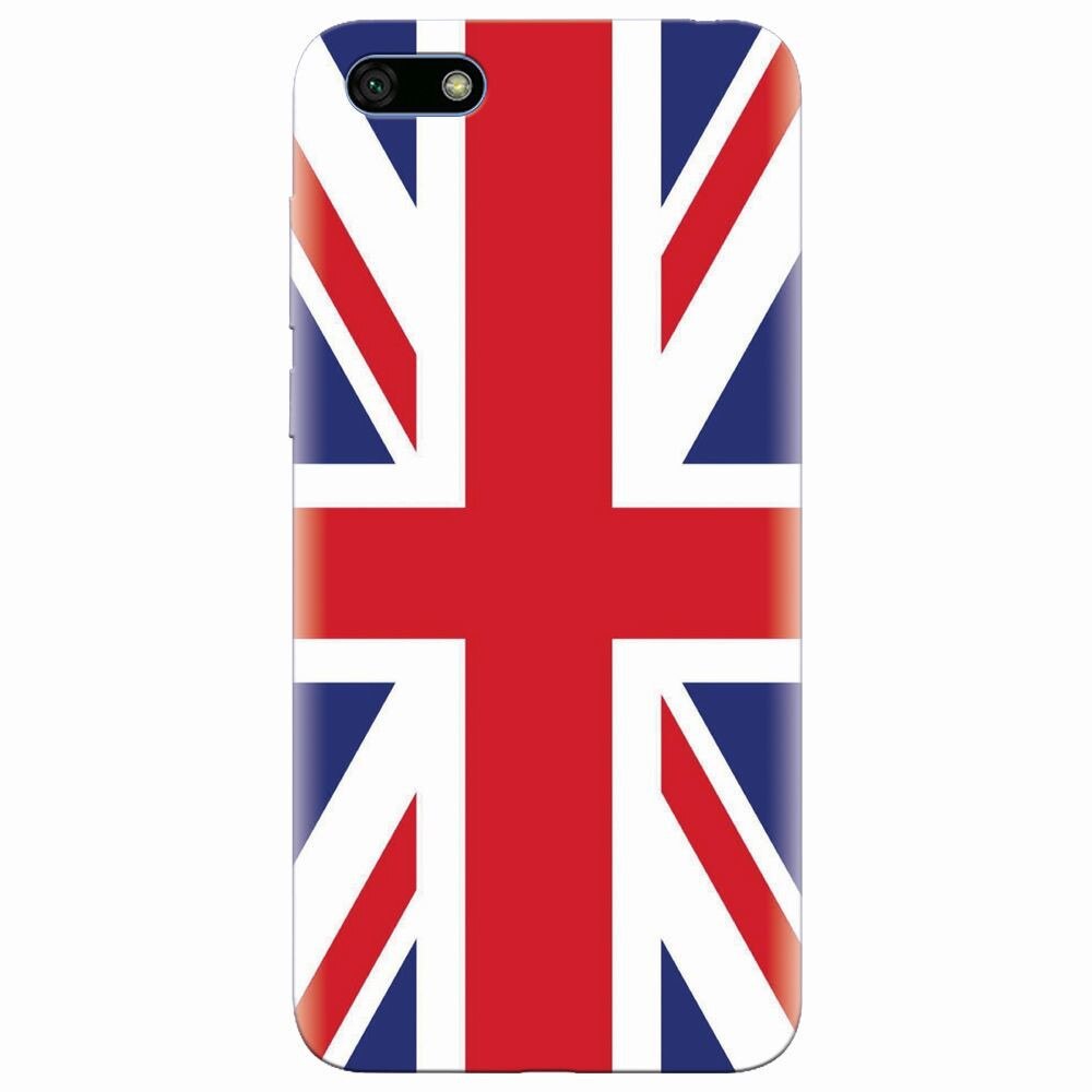 Husa silicon pentru Huawei Y5 2018, UK Flag Illustration
