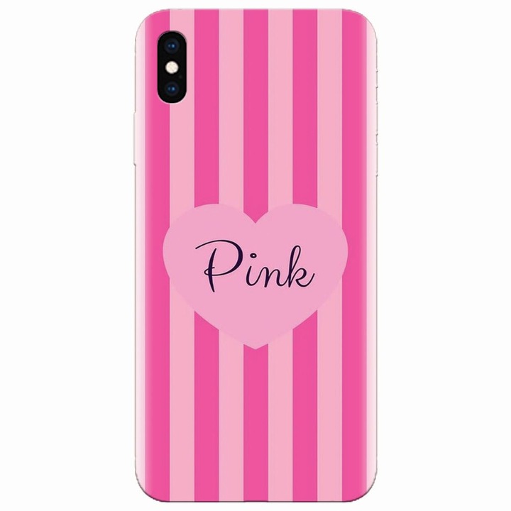 Силиконов калъф за Apple iPhone XS, Розов
