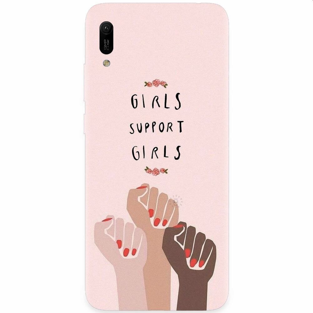 Husa silicon pentru Huawei Y6 2019, Girls Supportgirls