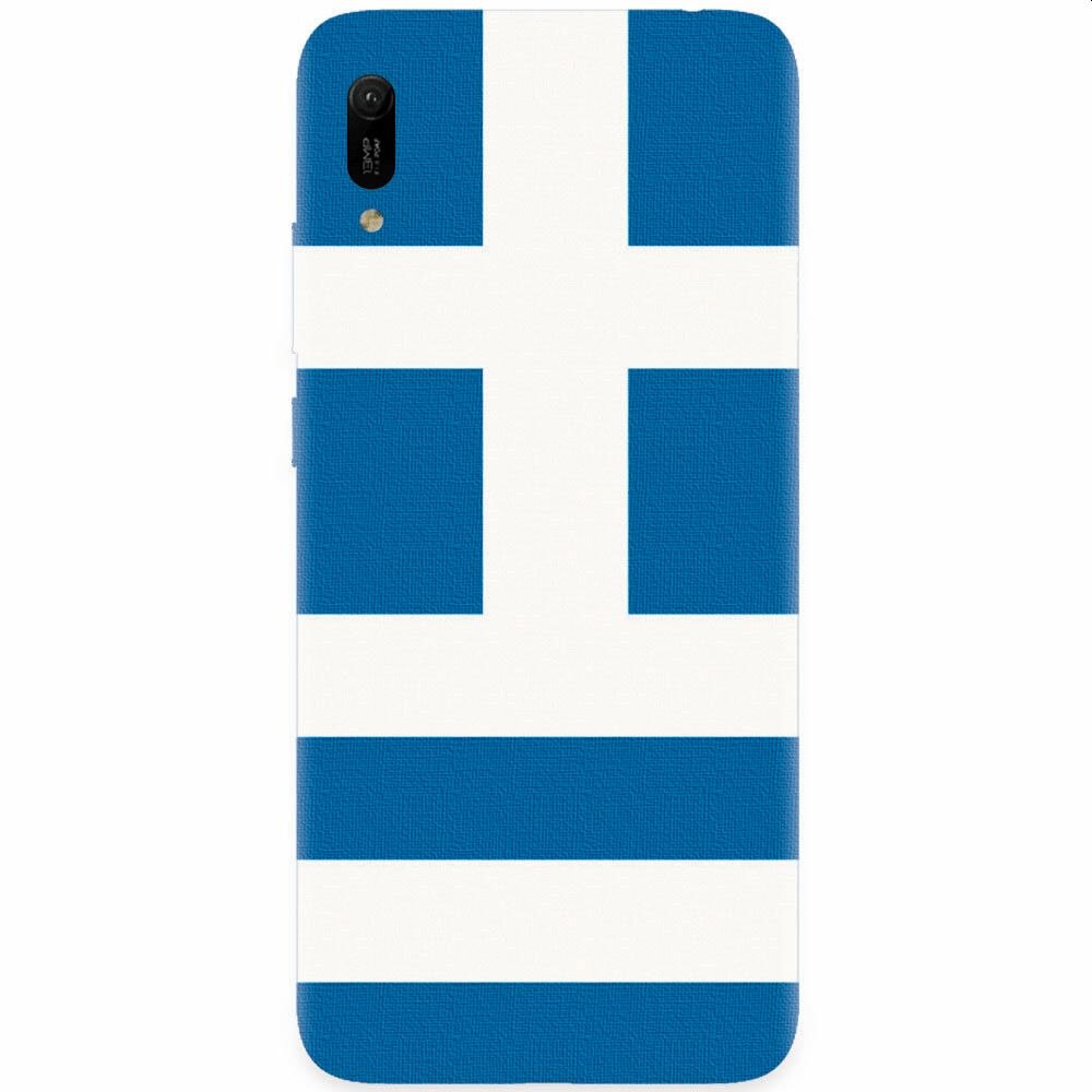 Husa silicon pentru Huawei Y6 2019, Greece Flag