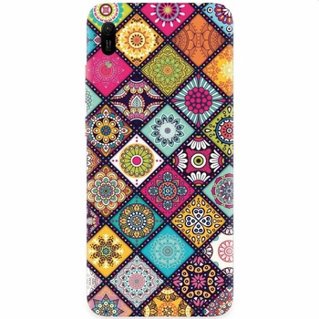 Husa silicon pentru Huawei Y6 2019, Mandala Pattern Husa silicon pentru Huawei Y6 2019, Mandala Pattern