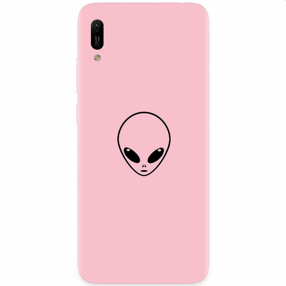 Husa silicon pentru Huawei Y6 2019, Pink Alien