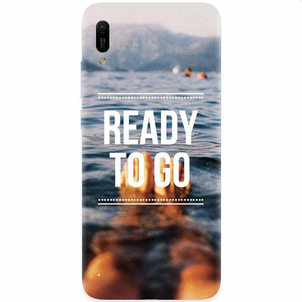 Husa silicon pentru Huawei Y6 2019, Ready To Go Swimming