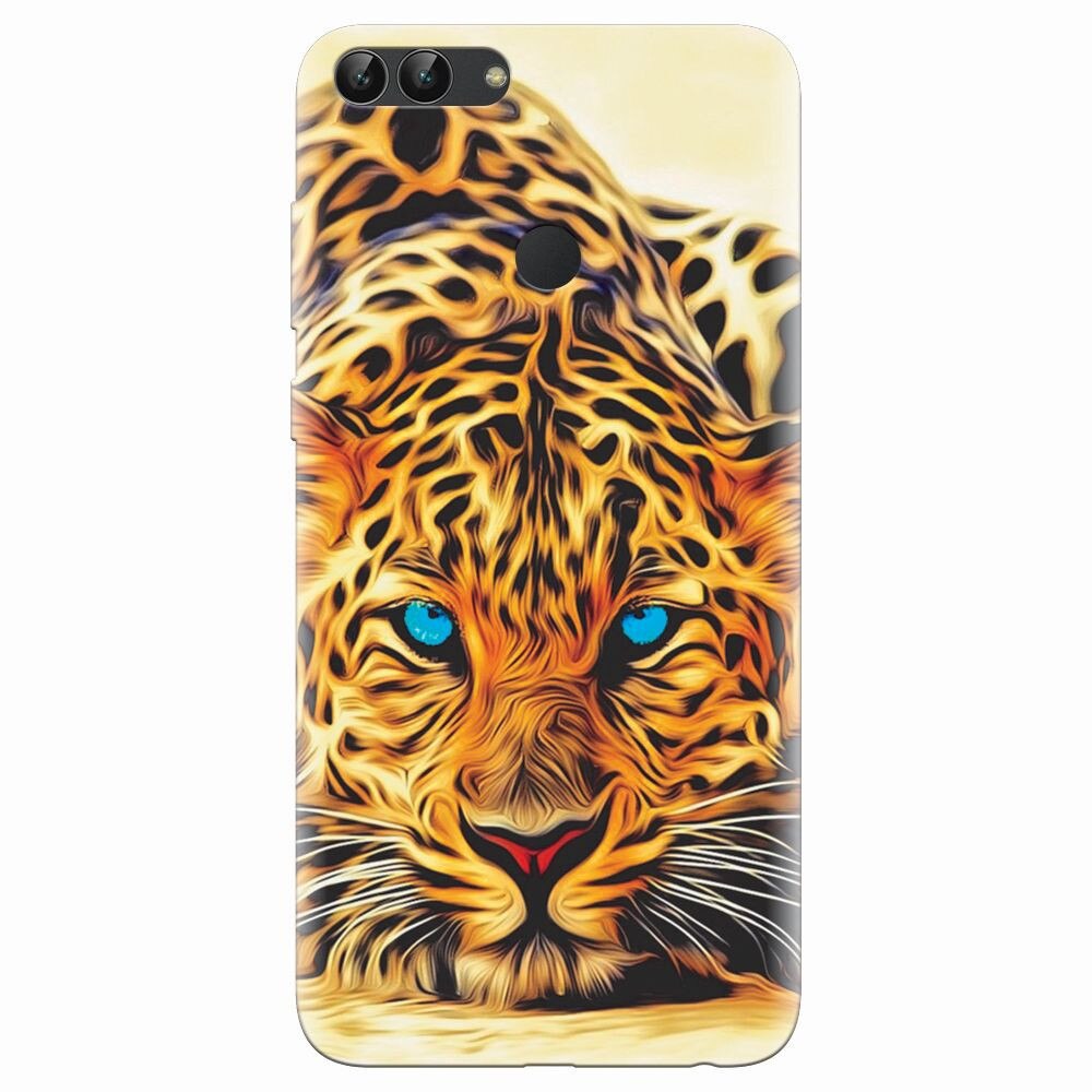 Husa silicon pentru Huawei P Smart, Animal Tiger