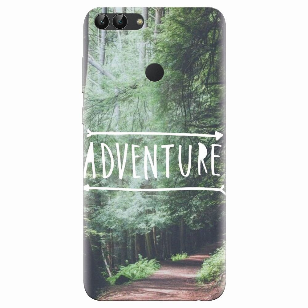 Husa silicon pentru Huawei P Smart, Adventure Forest Path