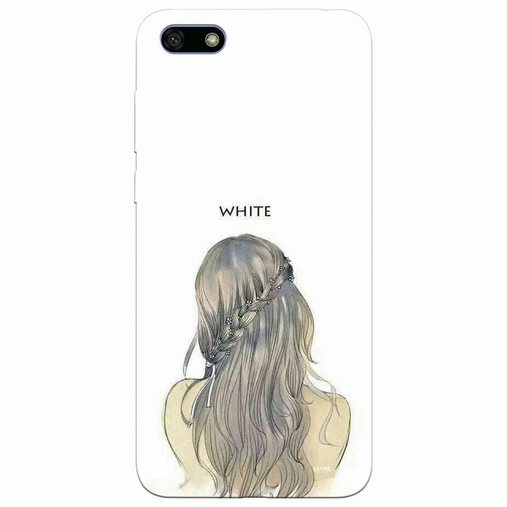 Husa silicon pentru Huawei Y5 2018, White