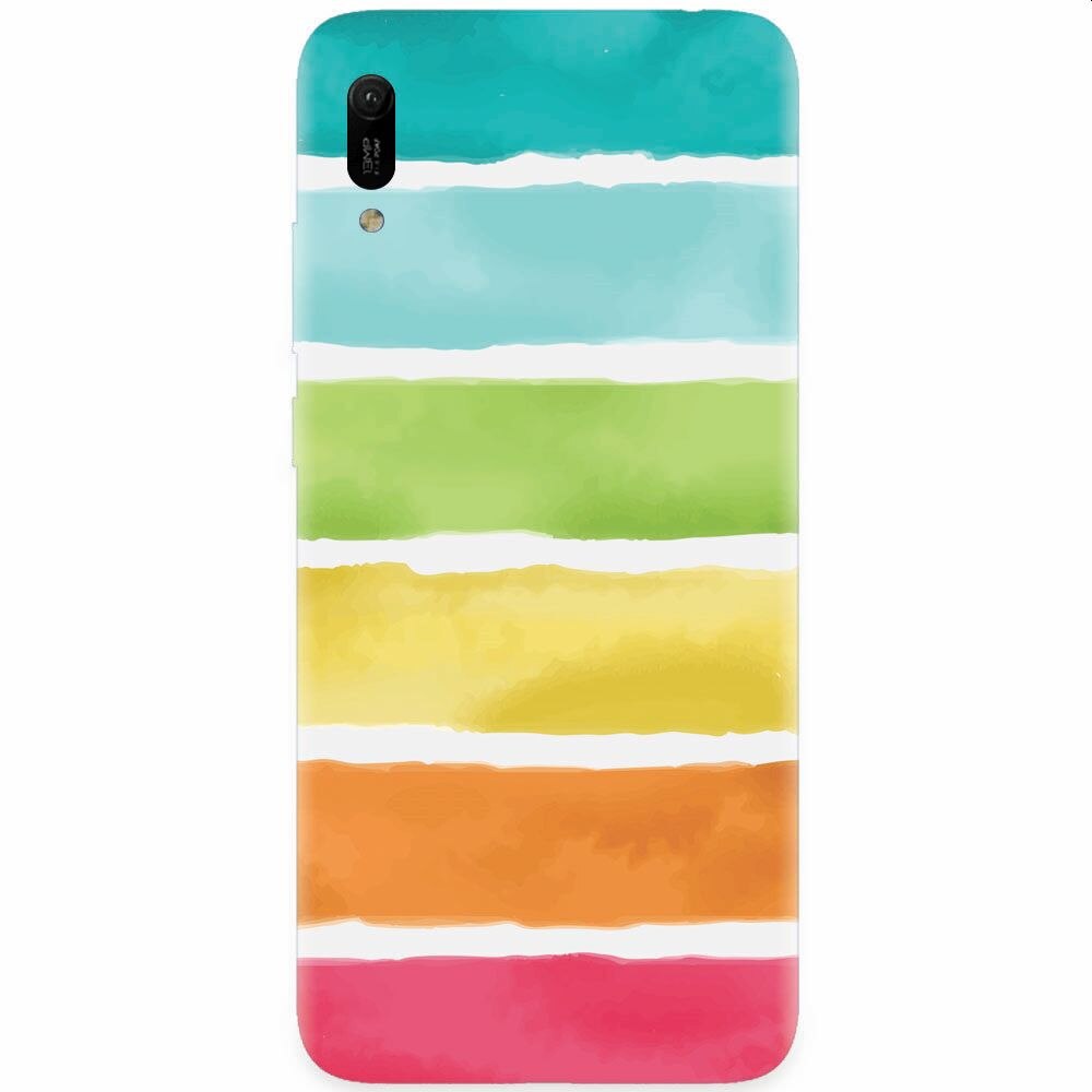 Husa silicon pentru Huawei Y6 2019, Watercolors