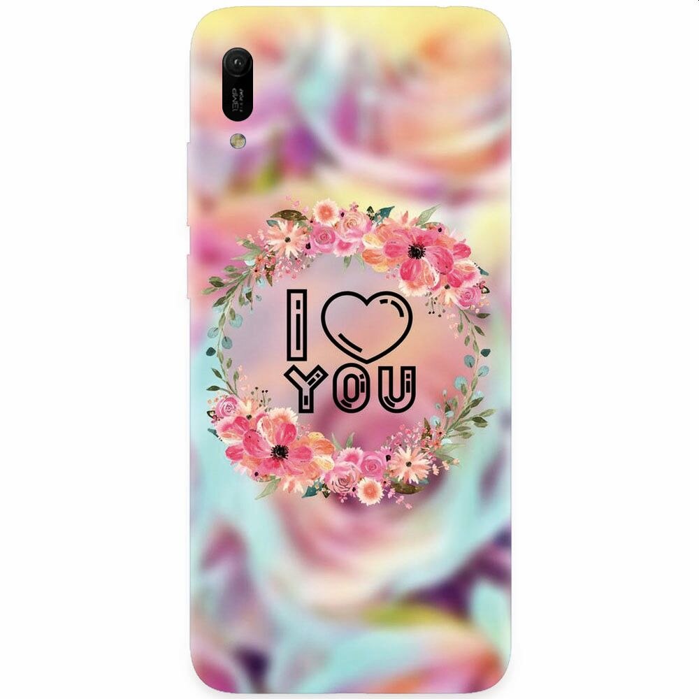 Husa silicon pentru Huawei Y6 2019, I Love You