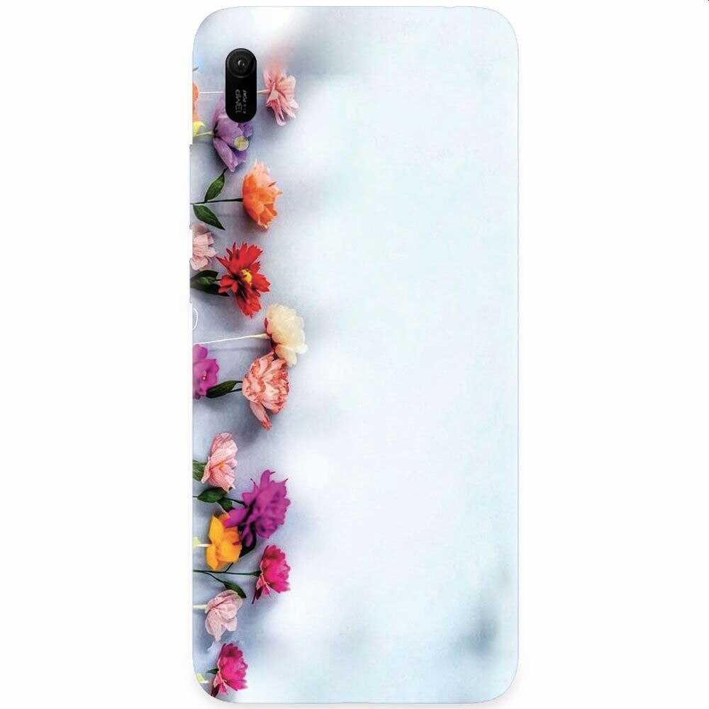 Husa silicon pentru Huawei Y6 2019, Flowers